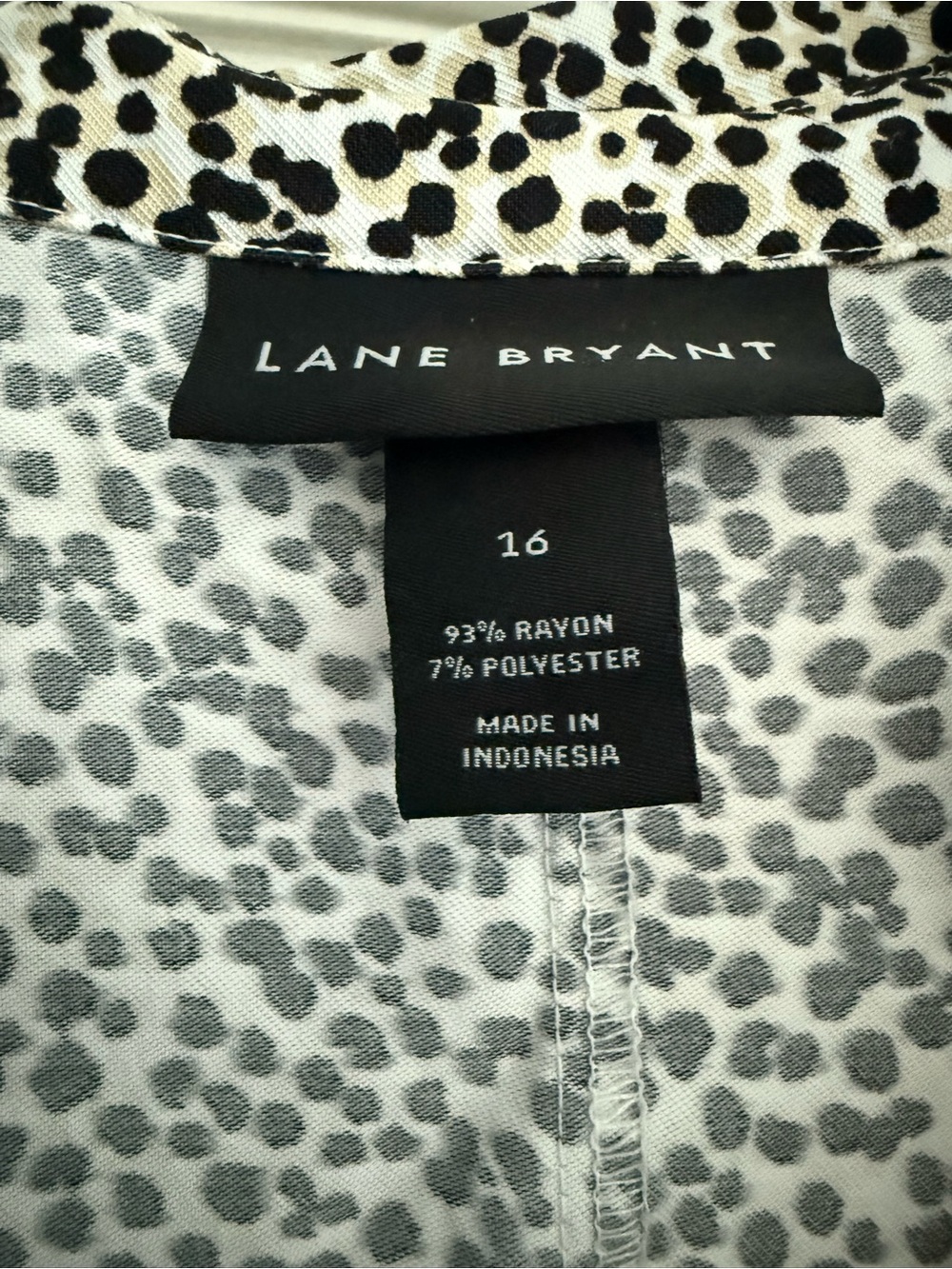 Lane Bryant Animal Print Short-Sleeve Romper - Picture 2 of 5